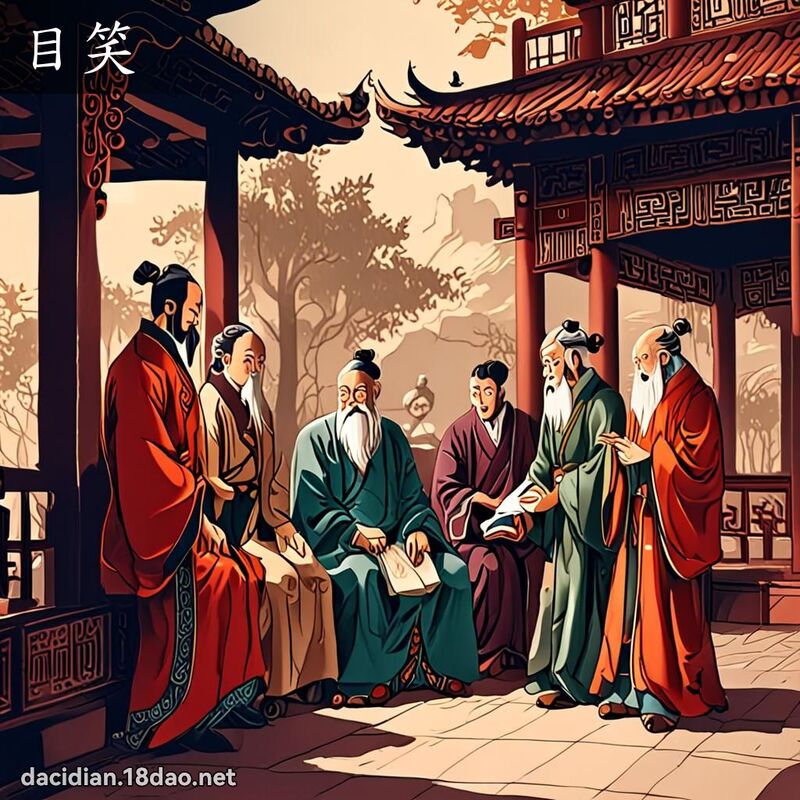 目笑 - 国语大辞典配图