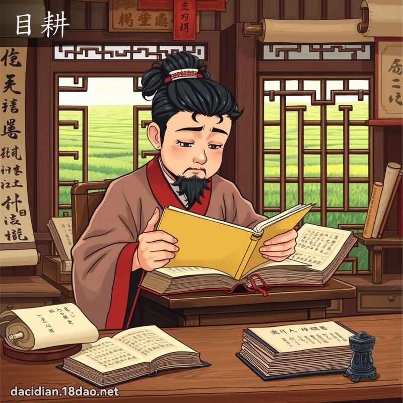 目耕 - 國語大辭典配圖