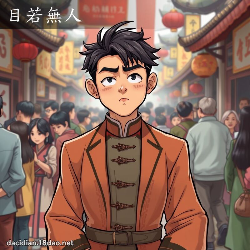 目若無人 - 國語大辭典配圖