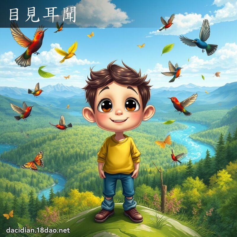 目見耳聞 - 國語大辭典配圖