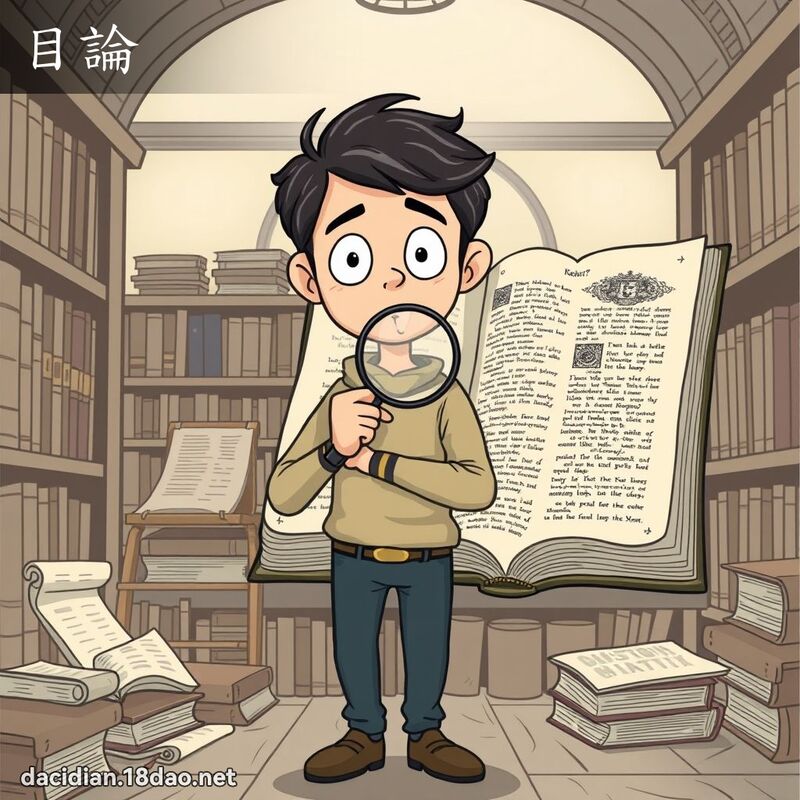 目论 - 国语大辞典配图