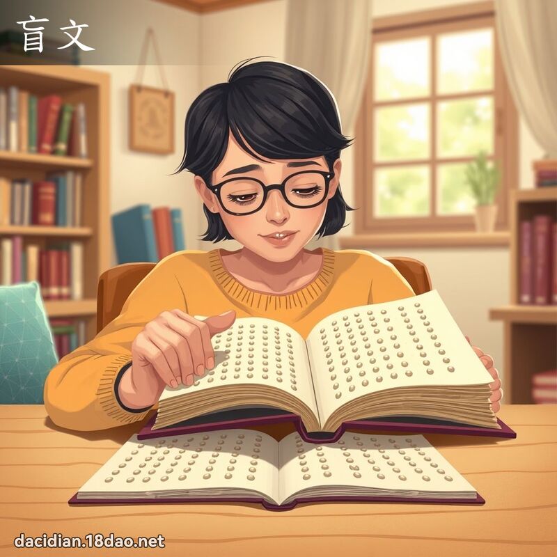 盲文 - 国语大辞典配图