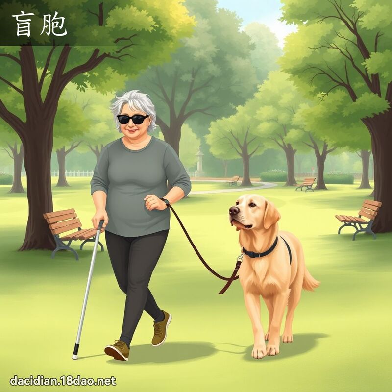 盲胞 - 國語大辭典配圖