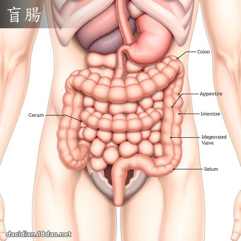 盲肠 - 国语大辞典配图
