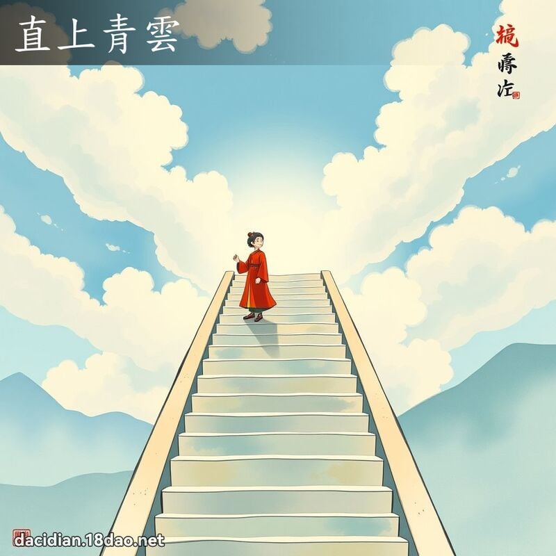 直上青云 - 国语大辞典配图