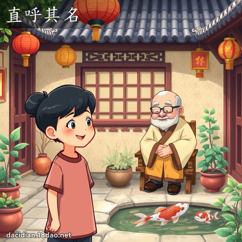 直呼其名 - 國語大辭典配圖