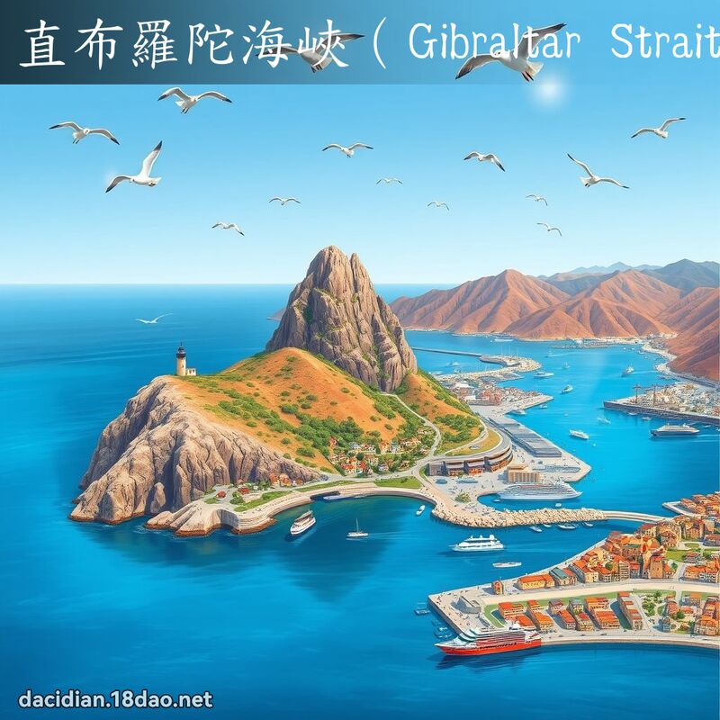 直布羅陀海峽（Gibraltar Strait） - 國語大辭典配圖