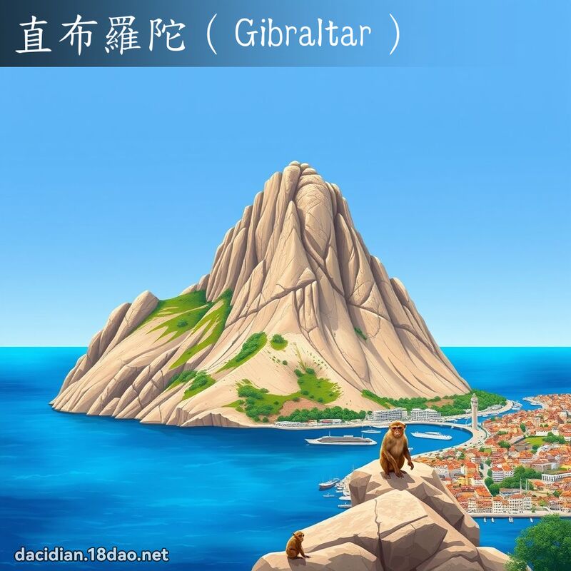 直布羅陀（Gibraltar） - 國語大辭典配圖