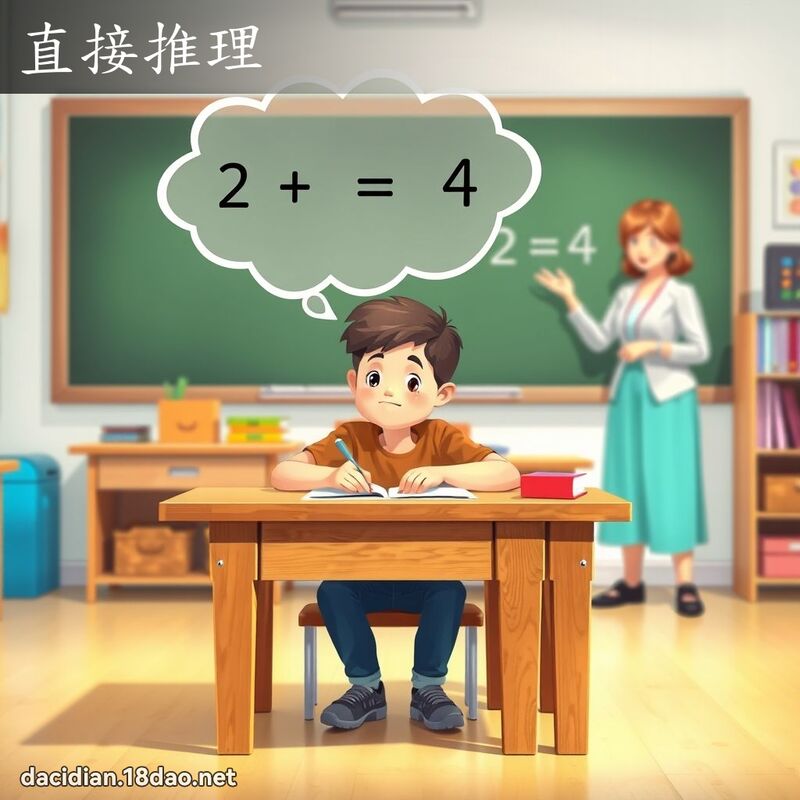 直接推理 - 國語大辭典配圖