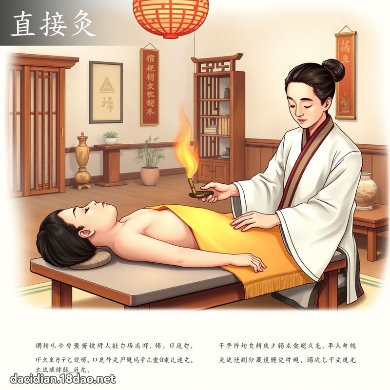 直接灸 - 国语大辞典配图