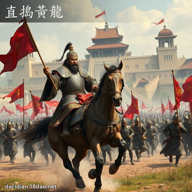 直捣黄龙 - 国语大辞典配图