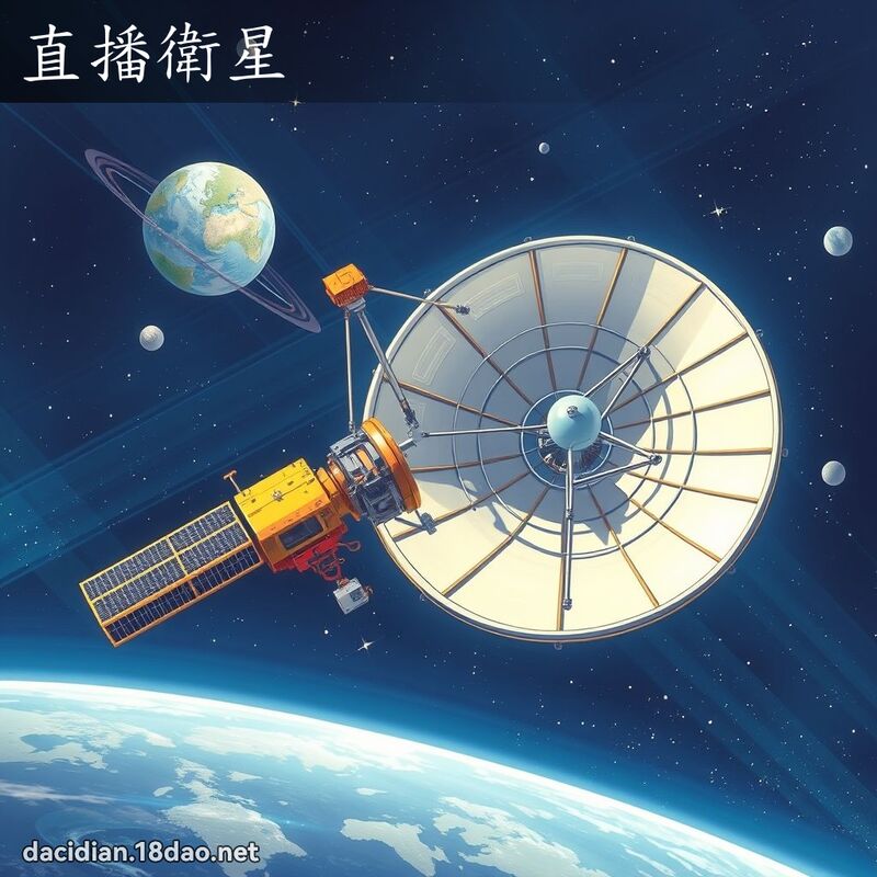 直播衛星 - 國語大辭典配圖