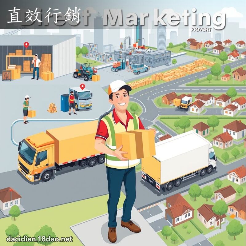 直效行銷 - 國語大辭典配圖