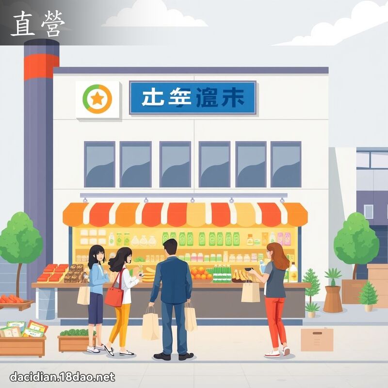 直营 - 国语大辞典配图
