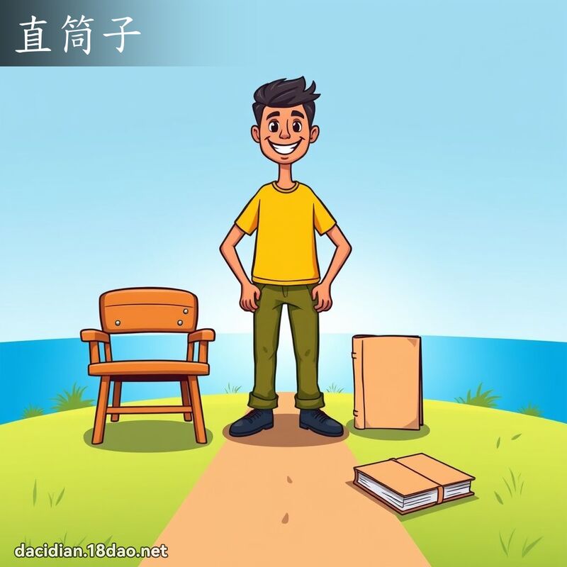 直筒子 - 国语大辞典配图
