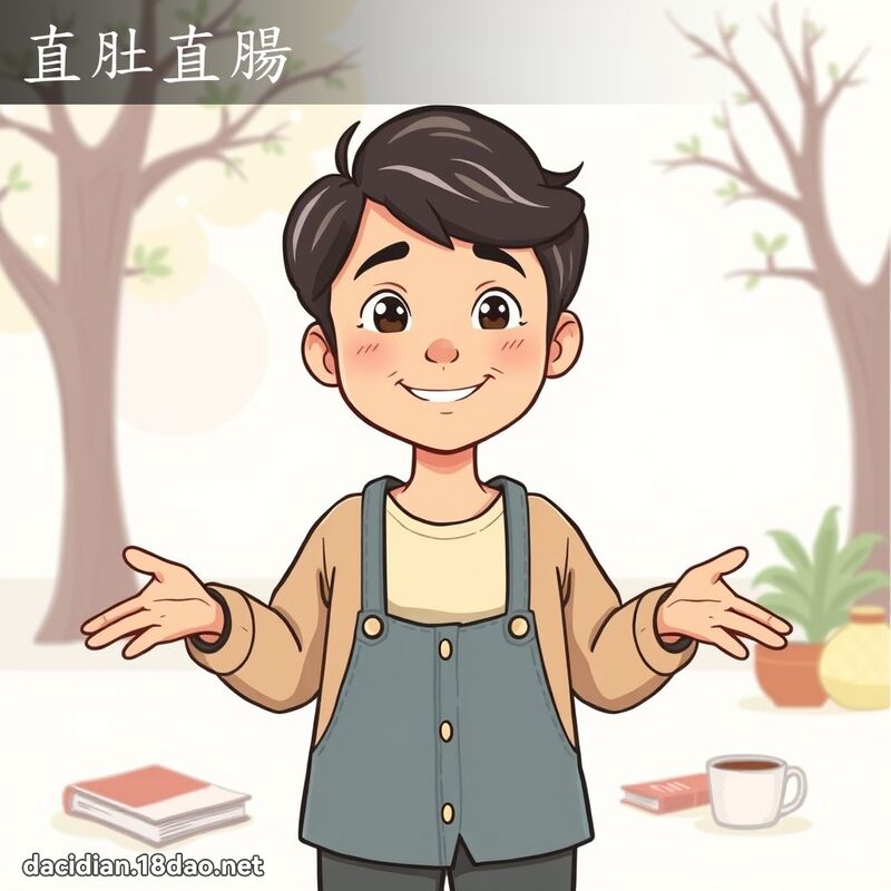 直肚直肠 - 国语大辞典配图