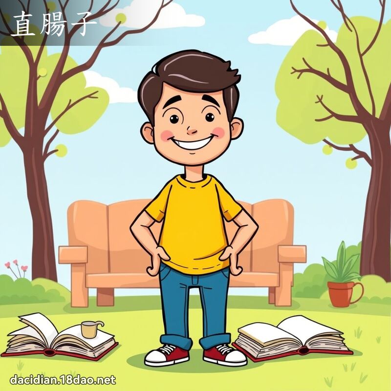 直腸子 - 國語大辭典配圖