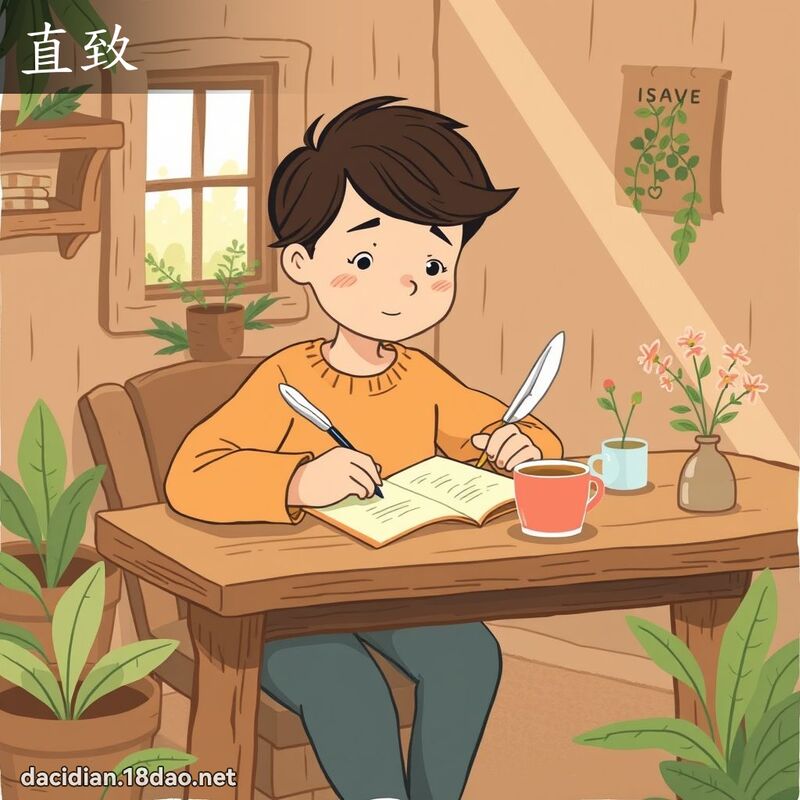直致 - 國語大辭典配圖