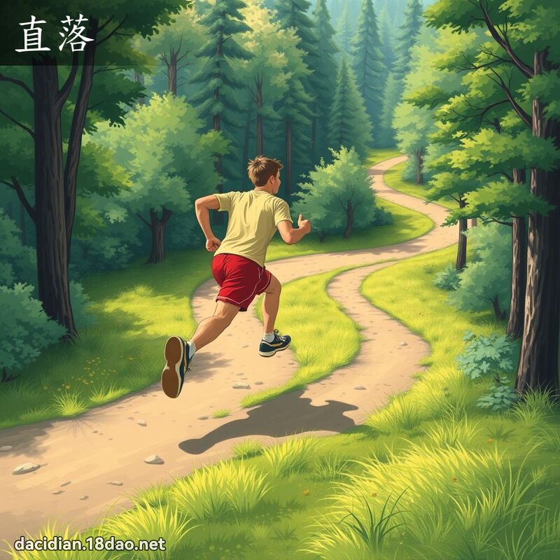 直落 - 國語大辭典配圖