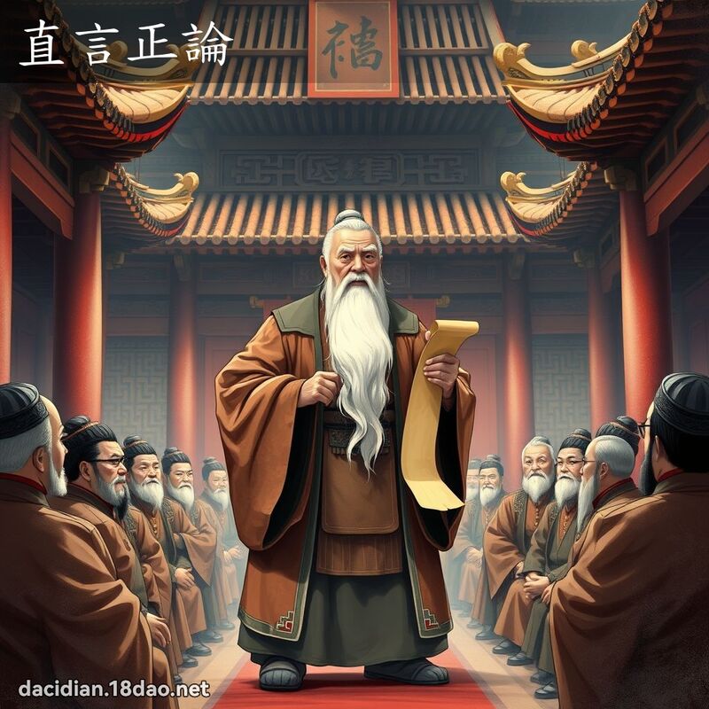 直言正論 - 國語大辭典配圖