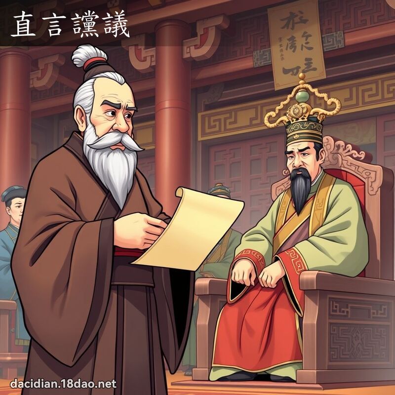 直言讜議 - 國語大辭典配圖