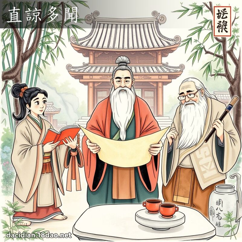直諒多聞 - 國語大辭典配圖