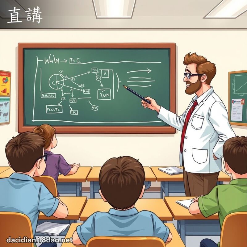 直講 - 國語大辭典配圖