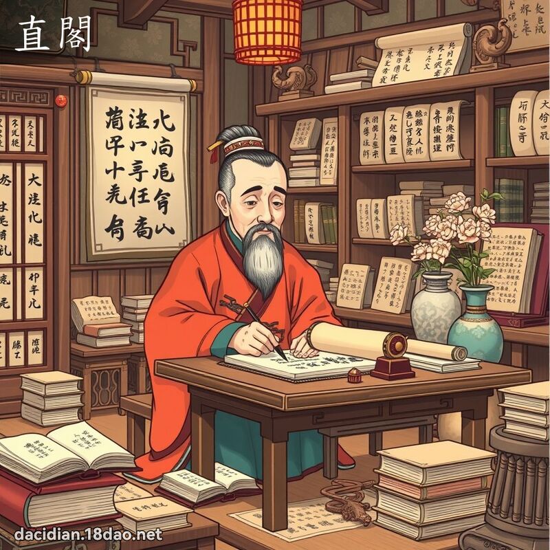 直阁 - 国语大辞典配图