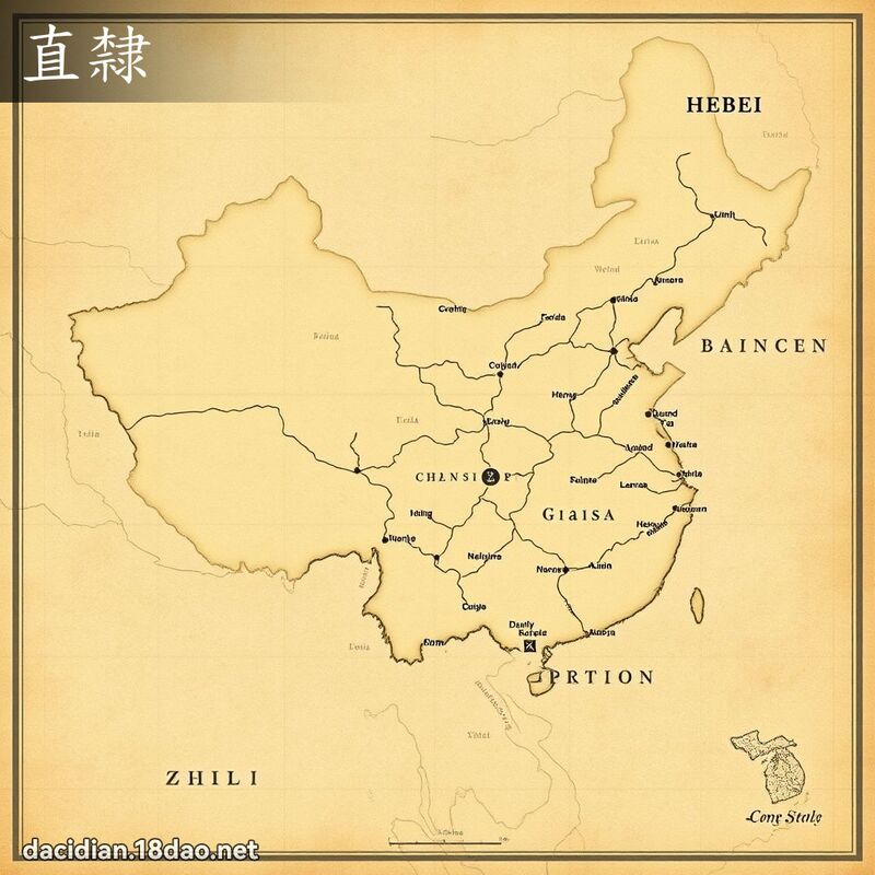 直隸 - 國語大辭典配圖