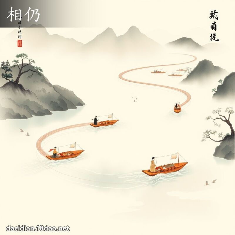 相仍 - 国语大辞典配图
