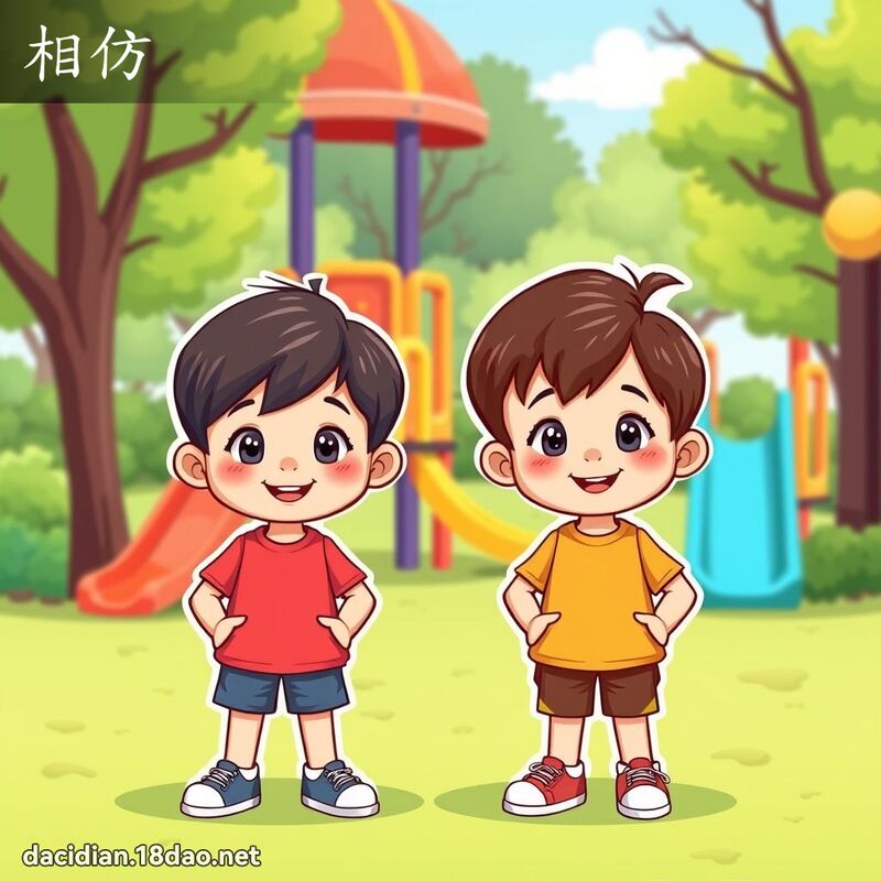 相仿 - 國語大辭典配圖