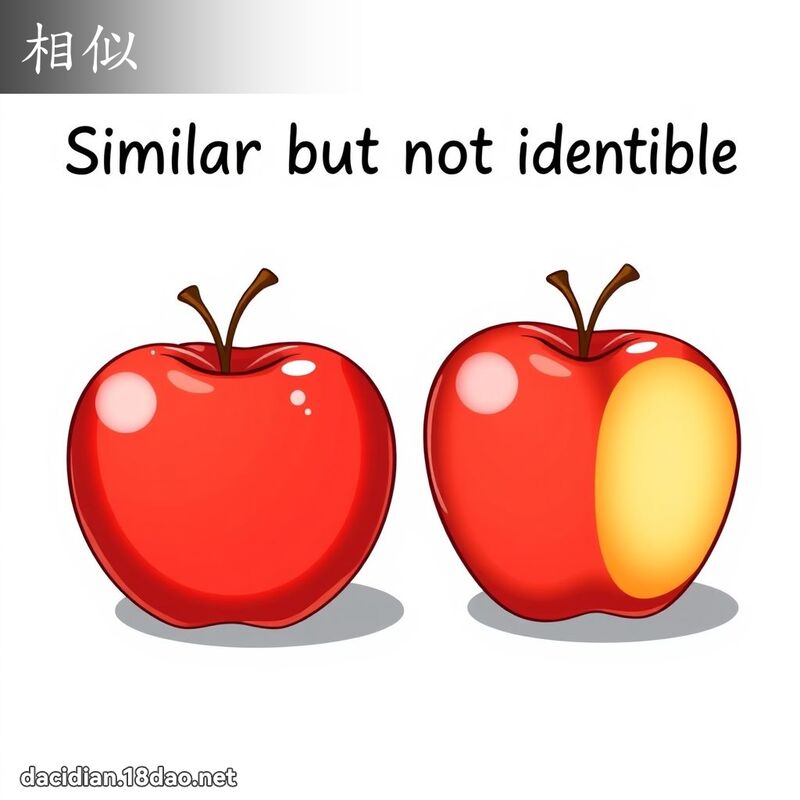 相似 - 國語大辭典配圖