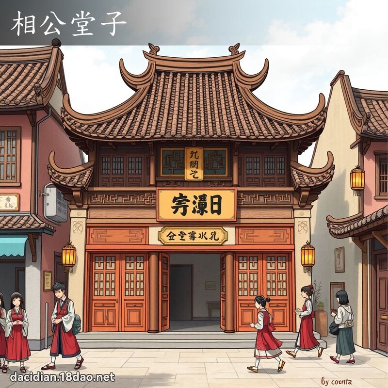 相公堂子 - 國語大辭典配圖
