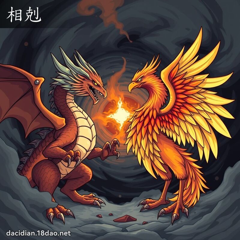相剋 - 国语大辞典配图