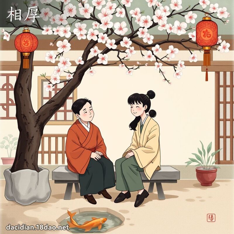 相厚 - 国语大辞典配图