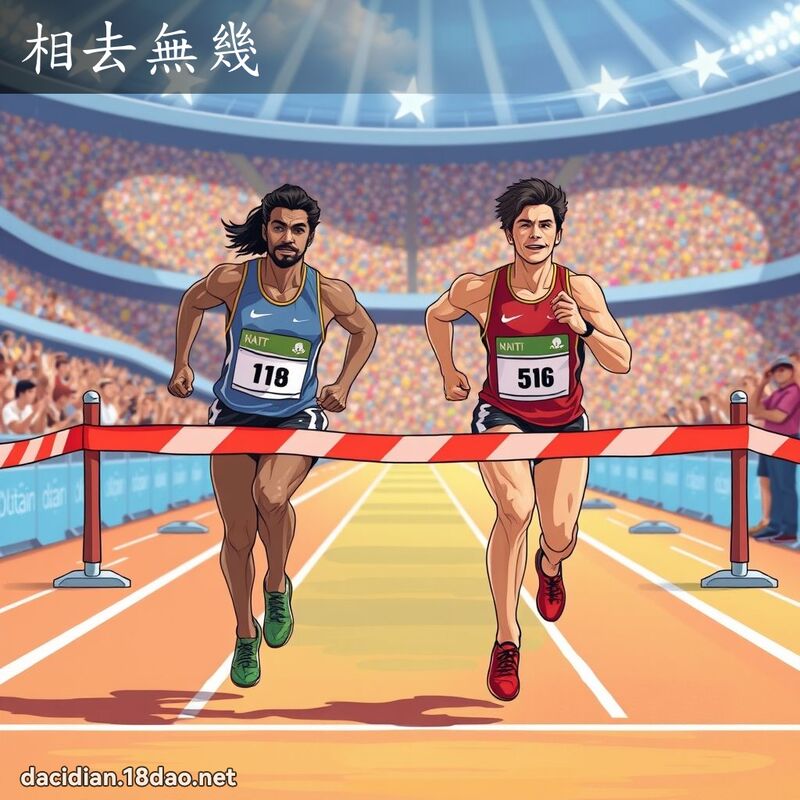 相去无几 - 国语大辞典配图