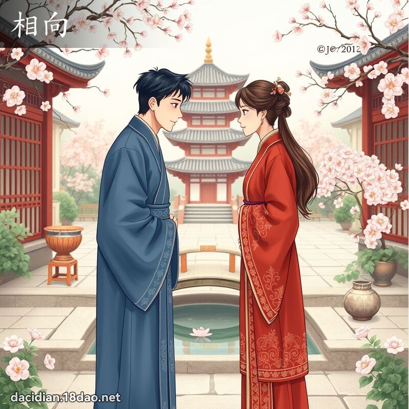 相向 - 國語大辭典配圖