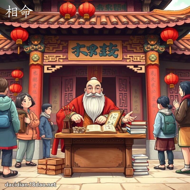 相命 - 国语大辞典配图