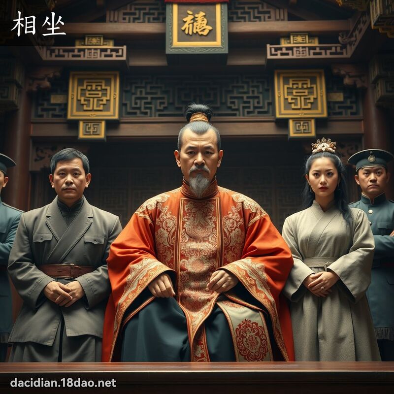 相坐 - 国语大辞典配图