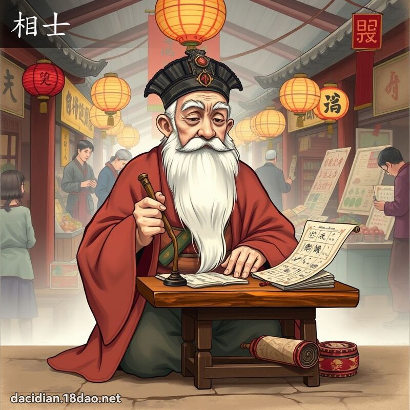 相士 - 国语大辞典配图