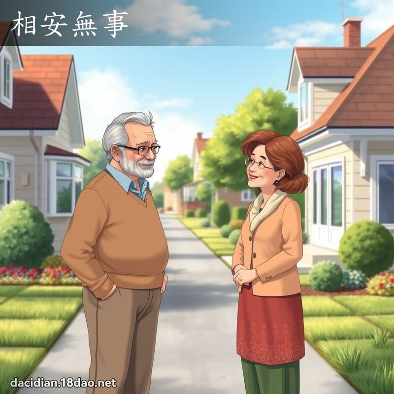 相安無事 - 國語大辭典配圖