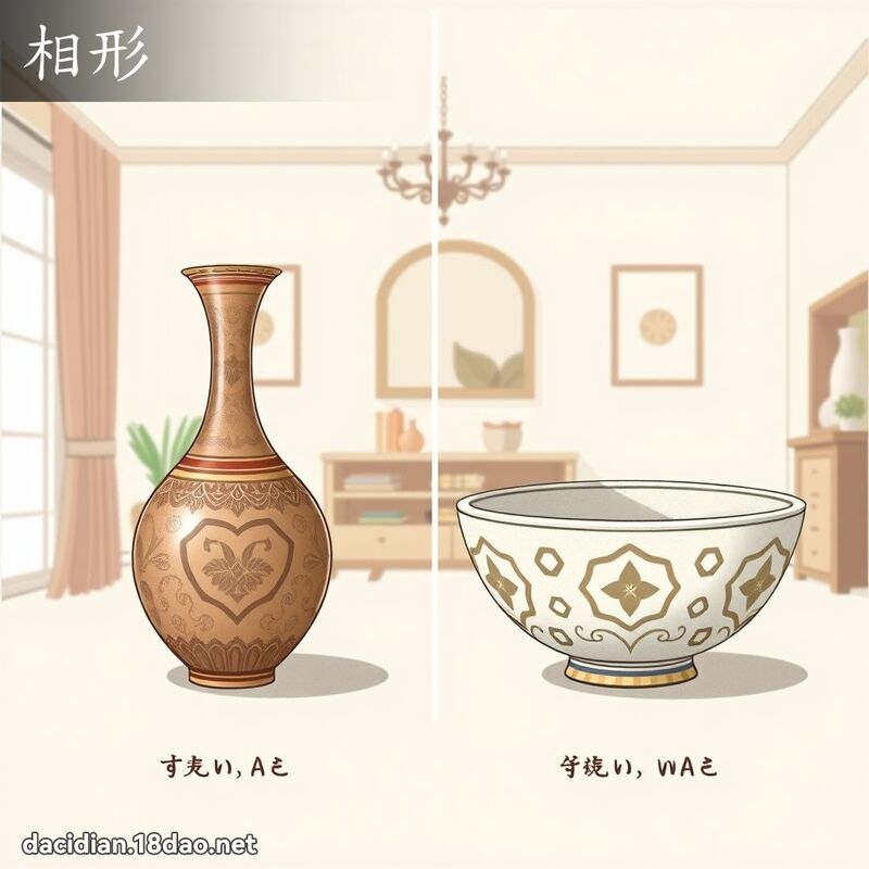 相形 - 国语大辞典配图