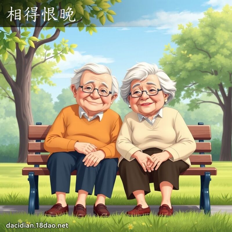 相得恨晚 - 國語大辭典配圖