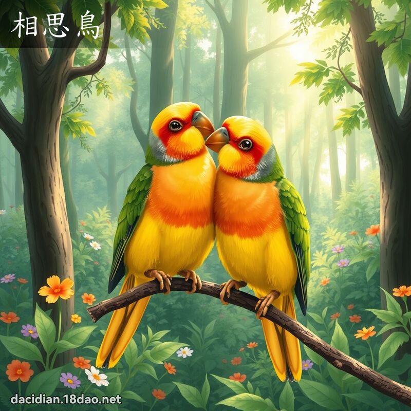 相思鳥 - 國語大辭典配圖
