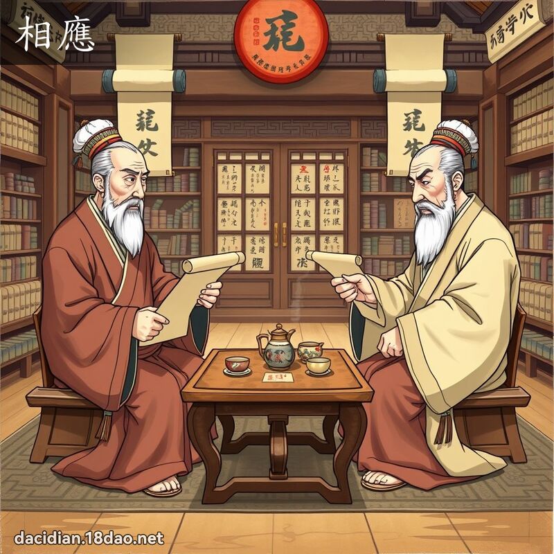 詞語: 相應 (多意詞)