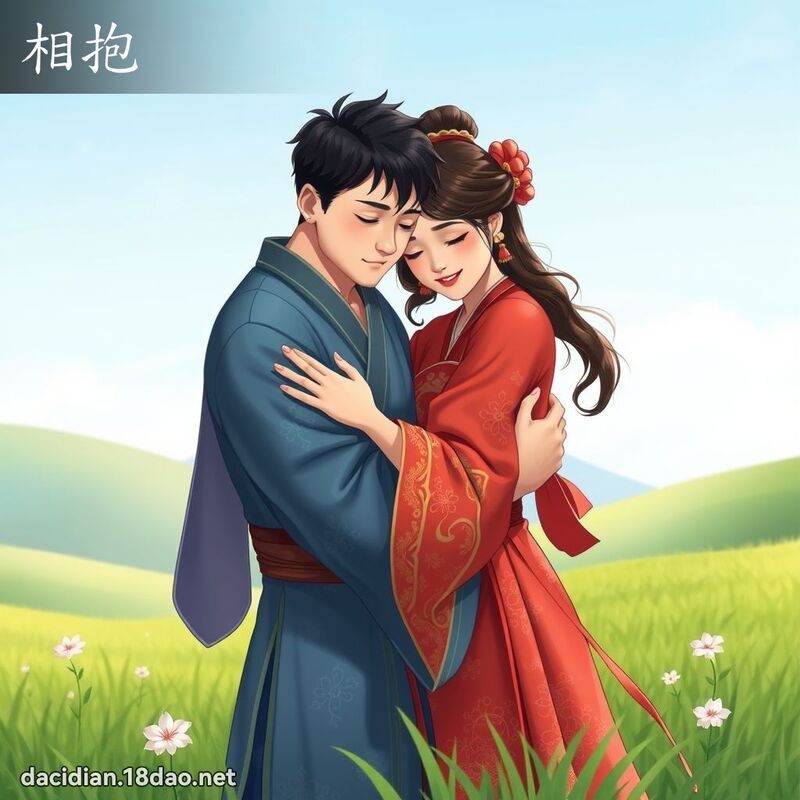 相抱 - 國語大辭典配圖