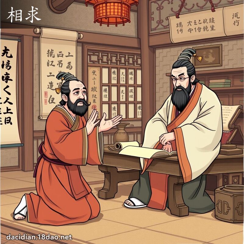 相求 - 國語大辭典配圖