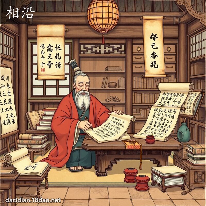 相沿 - 國語大辭典配圖