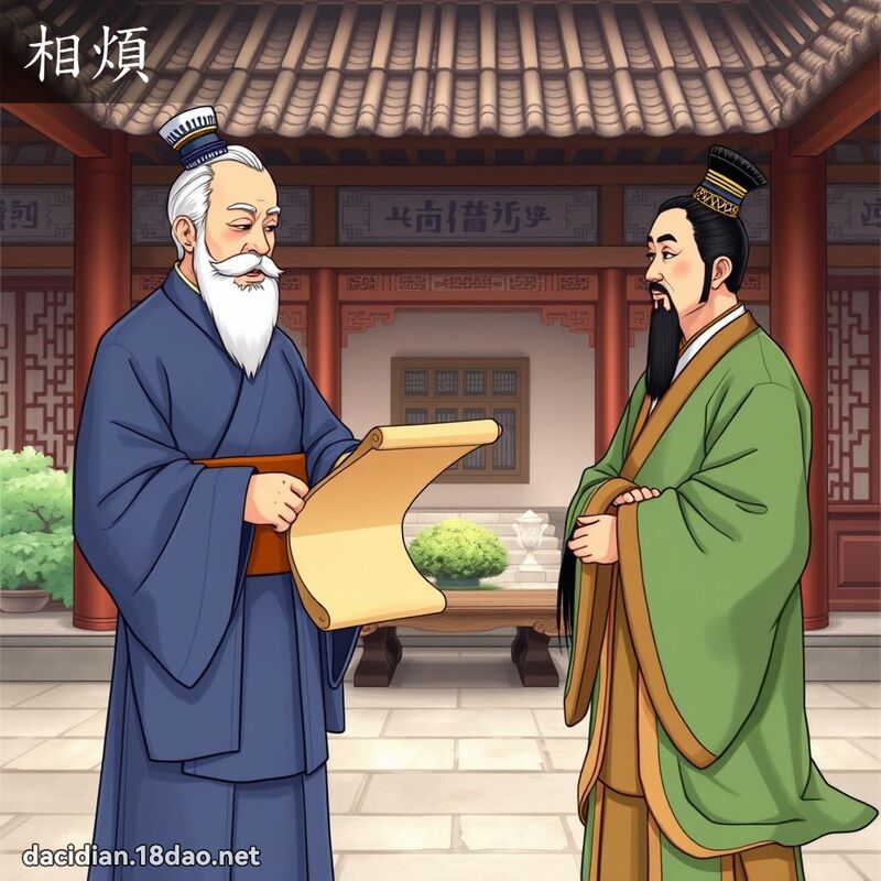 相煩 - 國語大辭典配圖