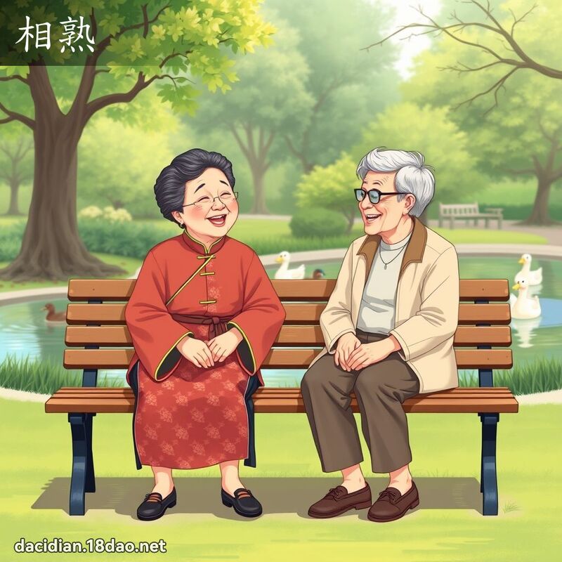 相熟 - 国语大辞典配图